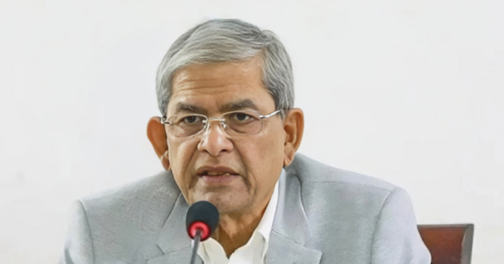 বিএনপি মহাসচিব মির্জা ফখরুল ইসলাম আলমগীর