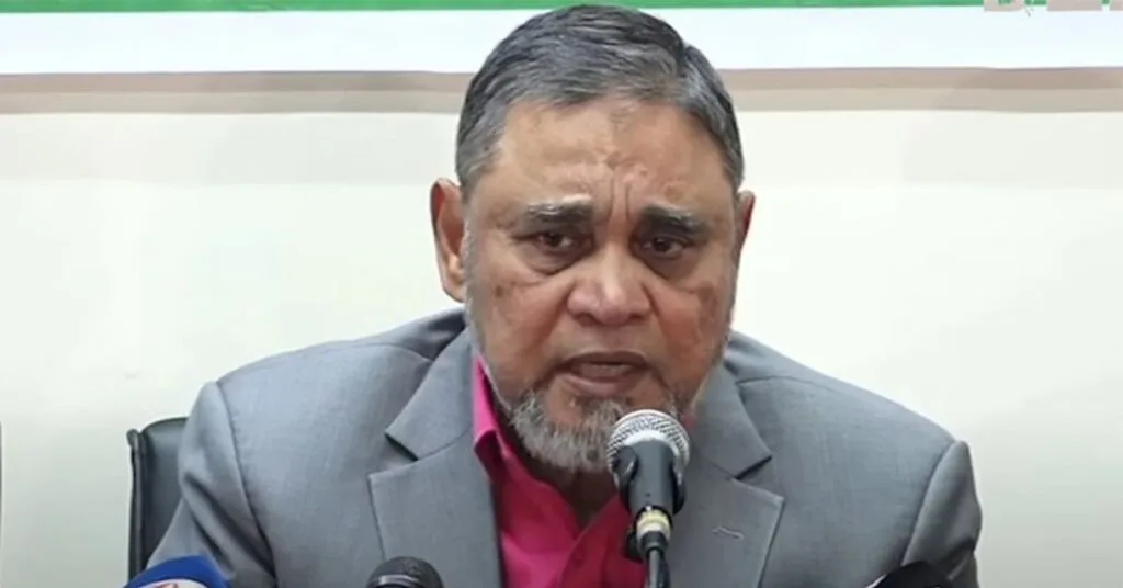 সিইসি এ এম এম নাসির উদ্দিন