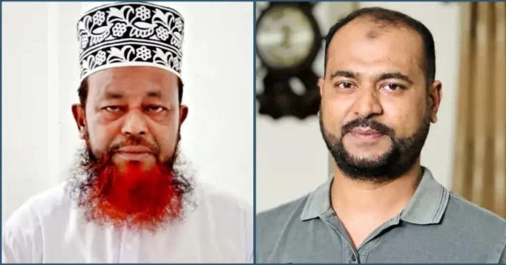 বরিশাল-১ আসনে জামায়াত প্রার্থী কামরুল ইসলাম ও তাঁর ছেলে যুবদল নেতা আরাফাত বিল্লাহ খান