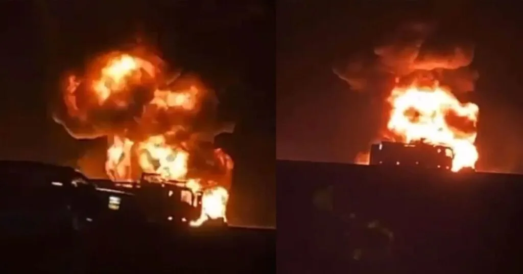 বাংলাদেশি সময় দিবাগত রাত ২টার দিকে মুফরিহাত এলাকার কাছে দুর্ঘটনাটি ঘটে