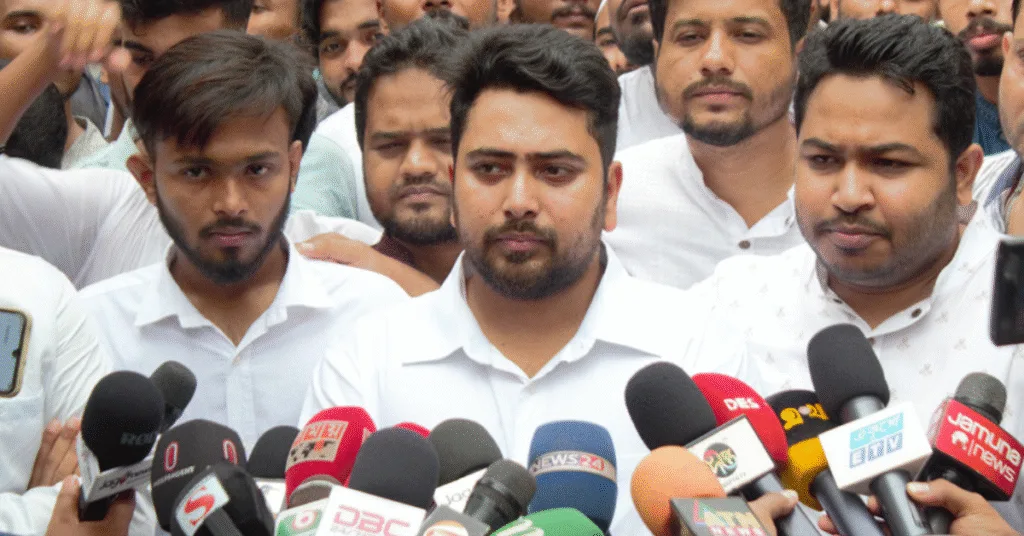 এনসিপি আহ্বায়ক নাহিদ ইসলাম