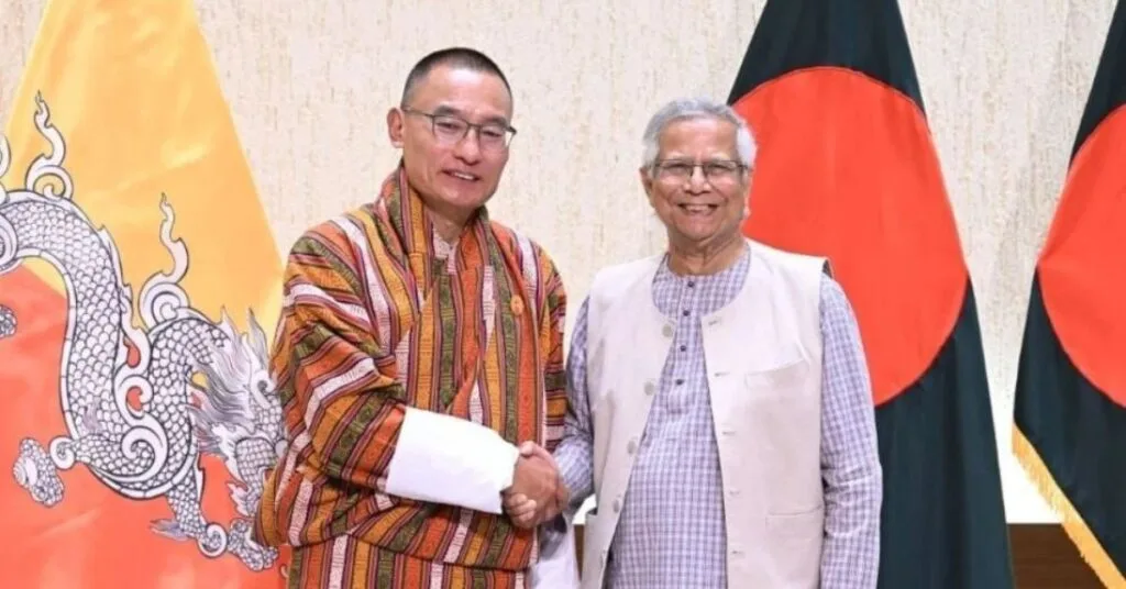 বাংলাদেশ সফরে ভুটানের প্রধানমন্ত্রী তোবগে ও প্রধান উপদেষ্টা মুহাম্মদ ইউনূস