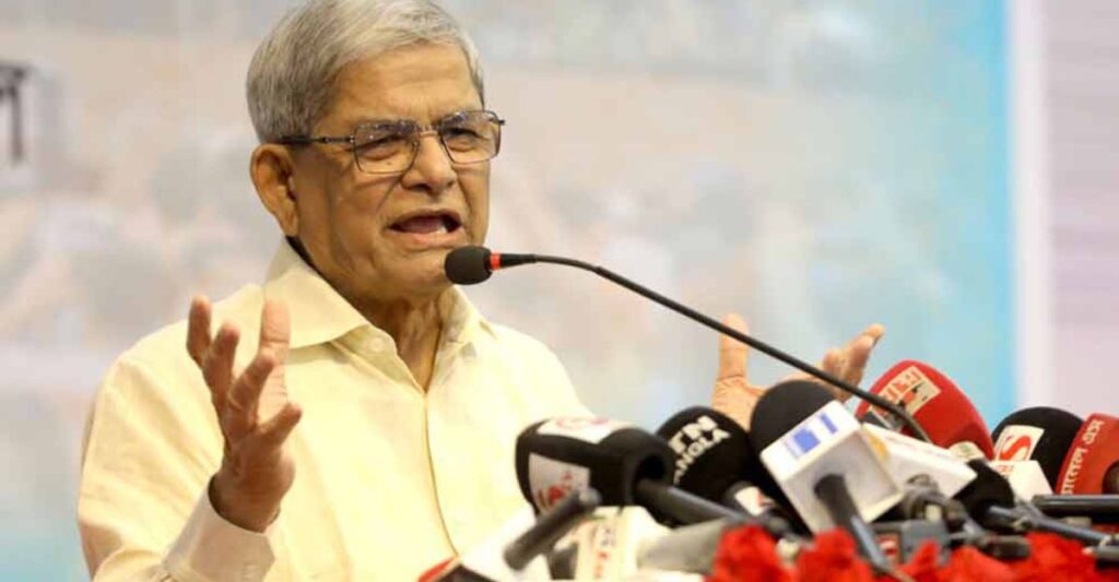 মির্জা ফখরুলের বক্তব্যে পিআর ও নির্বাচন প্রসঙ্গ