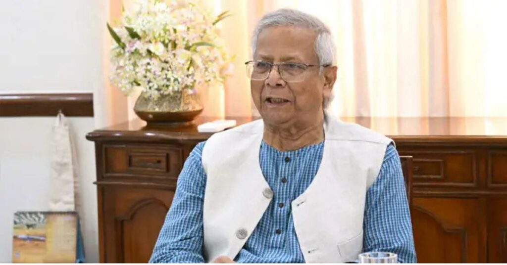 অন্তর্বর্তী সরকারের প্রধান উপদেষ্টা অধ্যাপক ড. মুহাম্মদ ইউনূস