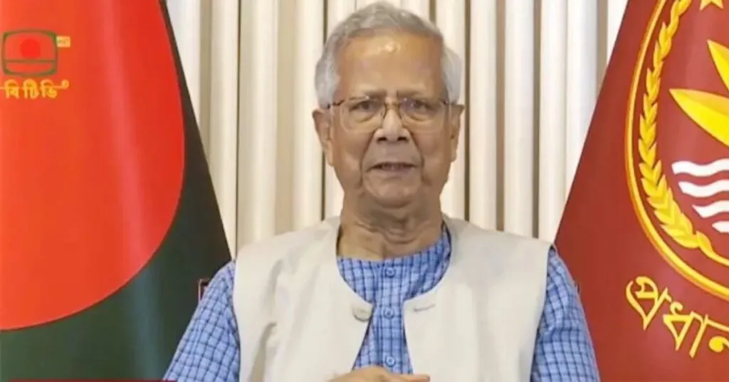 অন্তর্বর্তী সরকারের প্রধান উপদেষ্টা অধ্যাপক ড. মুহাম্মদ ইউনূস