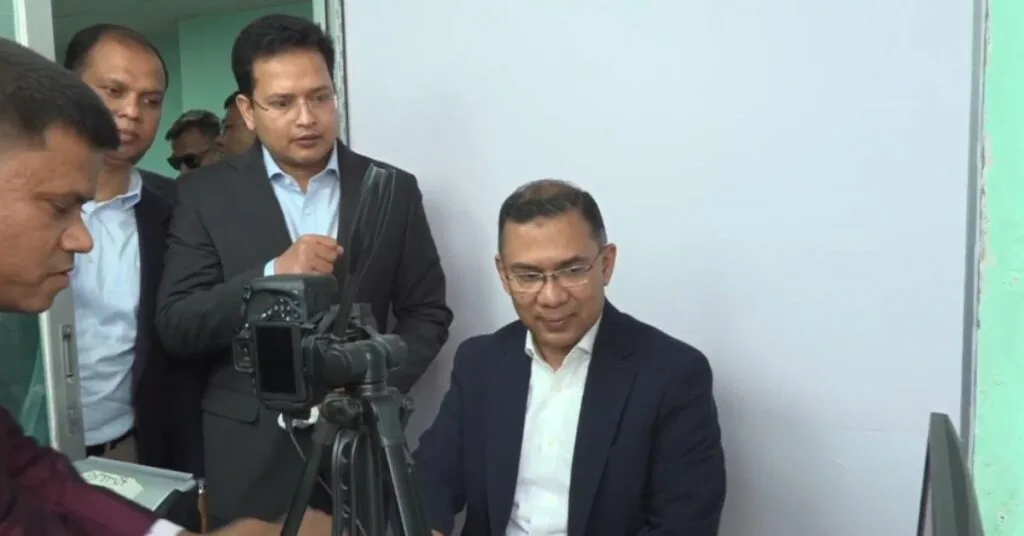 আগারগাঁওয়ে এনআইডি নিবন্ধন কার্যক্রমে অংশ নিচ্ছেন তারেক রহমান