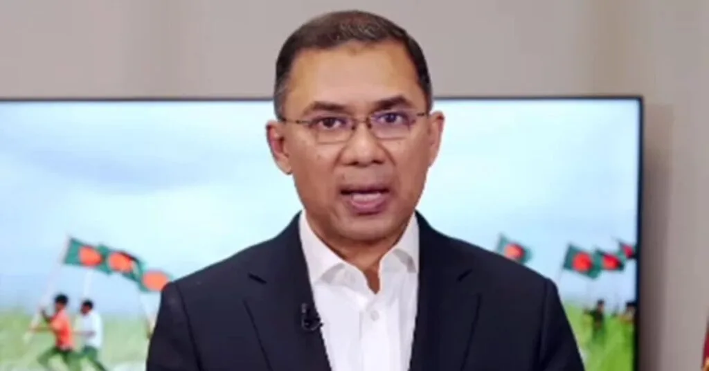 বিএনপির ভারপ্রাপ্ত চেয়ারম্যান তারেক রহমান