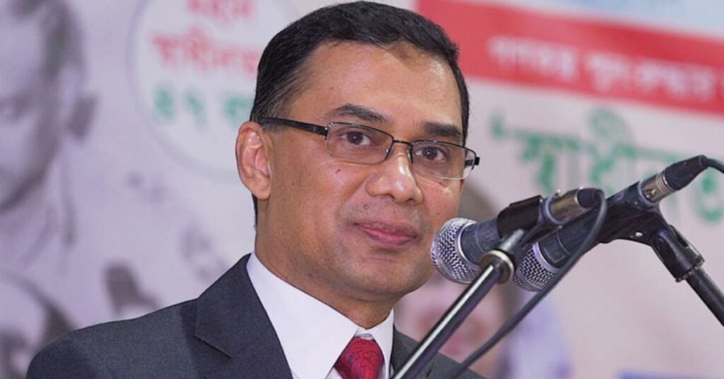 বিএনপির ভারপ্রাপ্ত চেয়ারম্যান তারেক রহমান