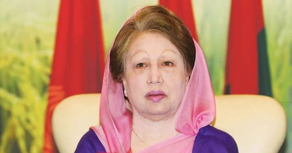 বিএনপি চেয়ারপারসন ও সাবেক প্রধানমন্ত্রী বেগম খালেদা জিয়া