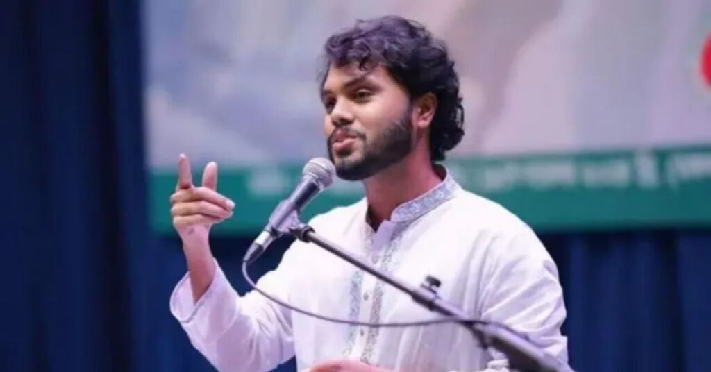 ইনকিলাব মঞ্চের মুখপাত্র শরিফ ওসমান হাদি