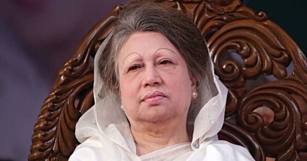 বিএনপি চেয়ারপারসন ও সাবেক প্রধানমন্ত্রী খালেদা জিয়া